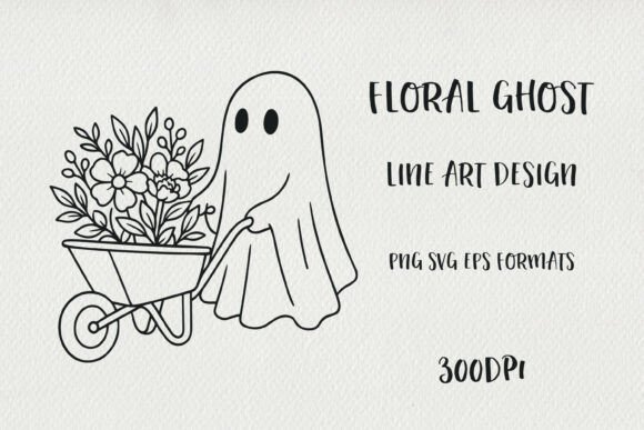 A Delightful Hand-drawn Floral Ghost Review