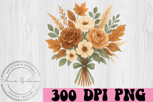 Boho Autumn Floral Bouquet: A Review for Graphics and Illustrations