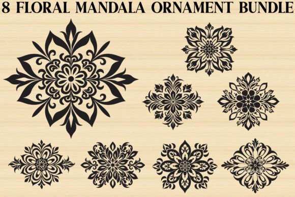 Decorative Floral Ornament Vector for Modern Graphics