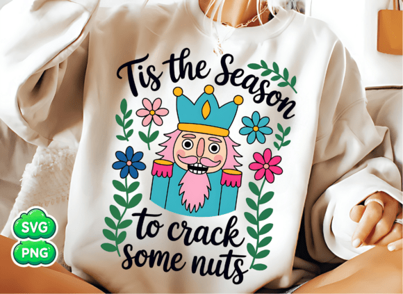 Floral Christmas Nutcracker Png ,Merry Graphics & Illustrations Review