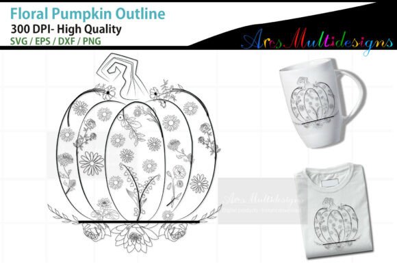 Floral Outline Pumpkin Svg: A Designer's Review