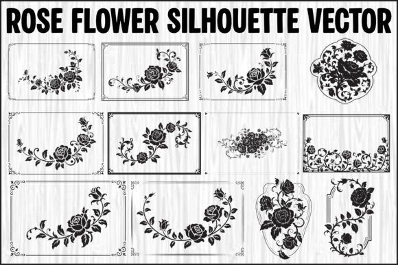 Floral Rose Vector Collection: Graphics and Illustrations for Real Brands