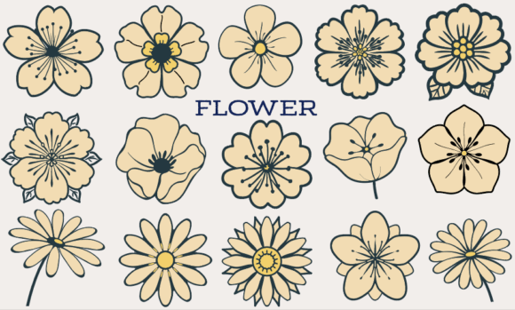Minimal Hand Drawn Flower Floral SVG Review